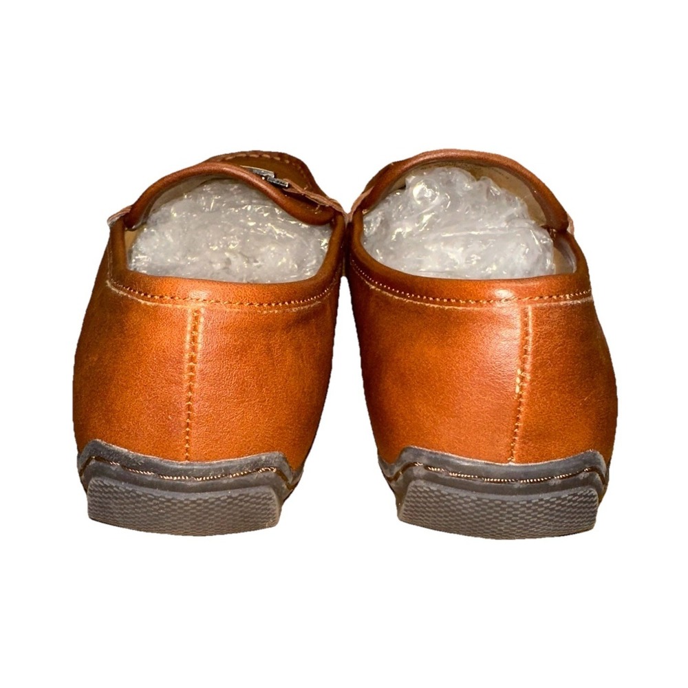 Two By Vince Camuto Daeva Brown Leather Horsebit Driver Loafers Slip On Boy's 3 - Picture 5 of 11